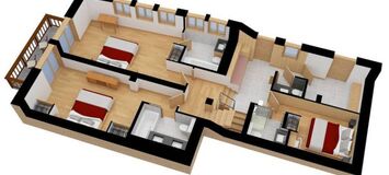 Chalet for rent in Meribel