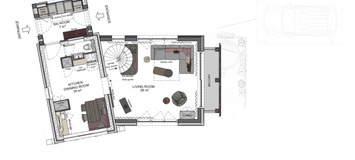 Chalet de dos dormitorios en alquiler en Courchevel 1550