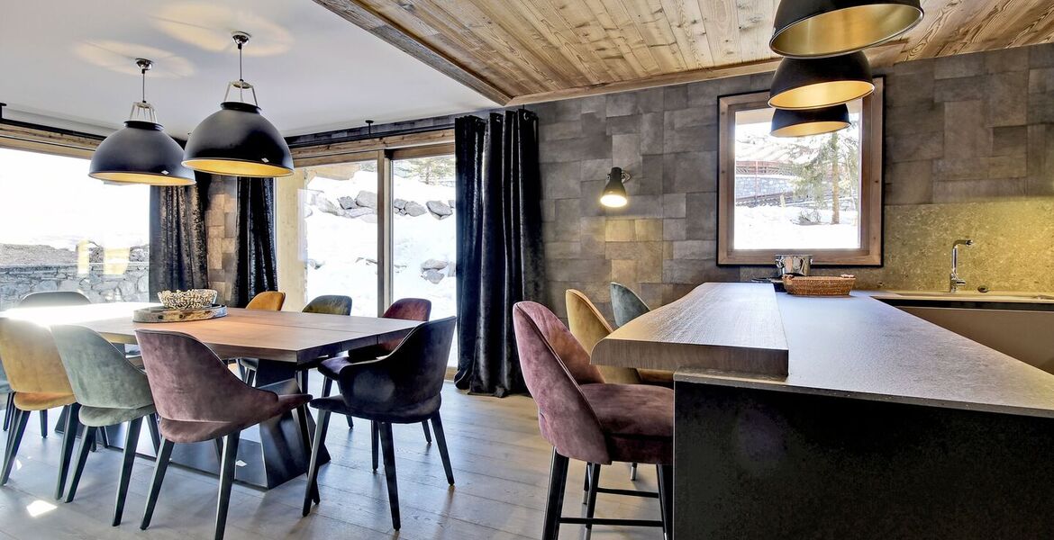 A Luxurious Alpine Retreat with a Massive Terrace