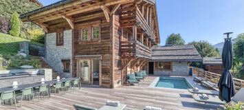 Un Lujoso Retiro Alpino en Megève