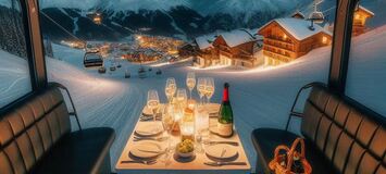 Dîner au Piste basher à Courchevel