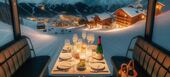 Dîner au Piste basher à Courchevel