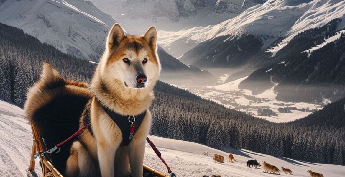 Traîneau à chiens mushing