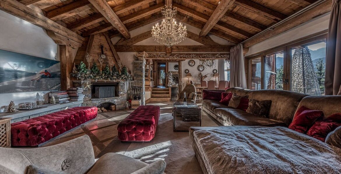 Chalet de luxe à Courchevel 1850 avec piscine et salle de cinéma