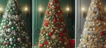 Christmas Tree & Flower Decor